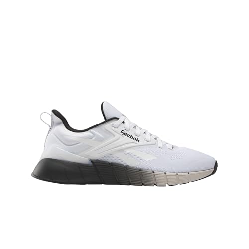 Reebok Men's Nano Gym Sneaker, White/Black/Moonstone, 9 US