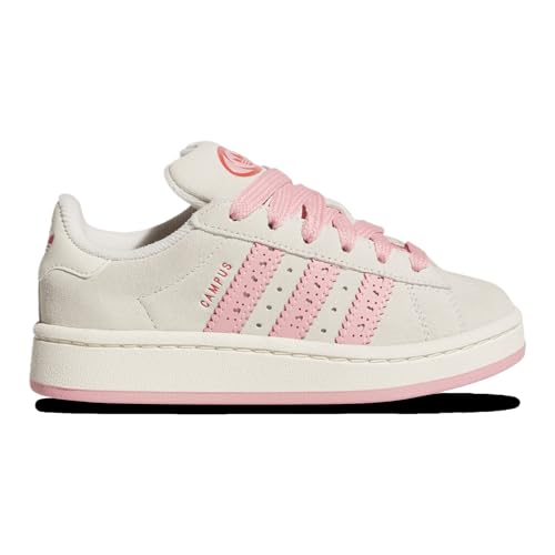Adidas Orininals Campus 00s - Girls' Preschool (JS3524, Cream White/Semi Pink Spark/Bright Red)