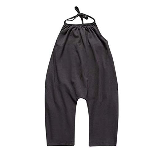 Baby Girls Summer Romper Cute 2 Pack Backless Harem Strap Jumpsuits 1-4 Years Old4