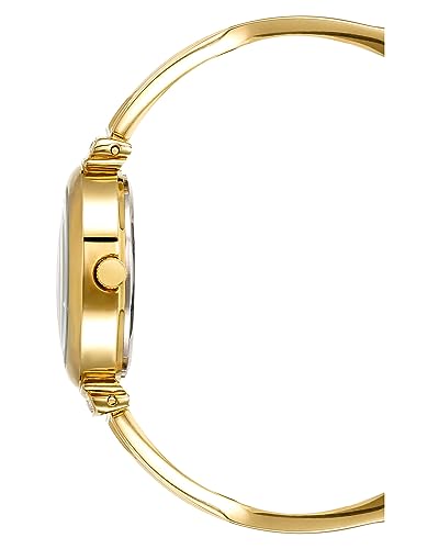 Anne Klein Women's Premium Crystal Accented Bangle Watch Set, AK/2245, Gold