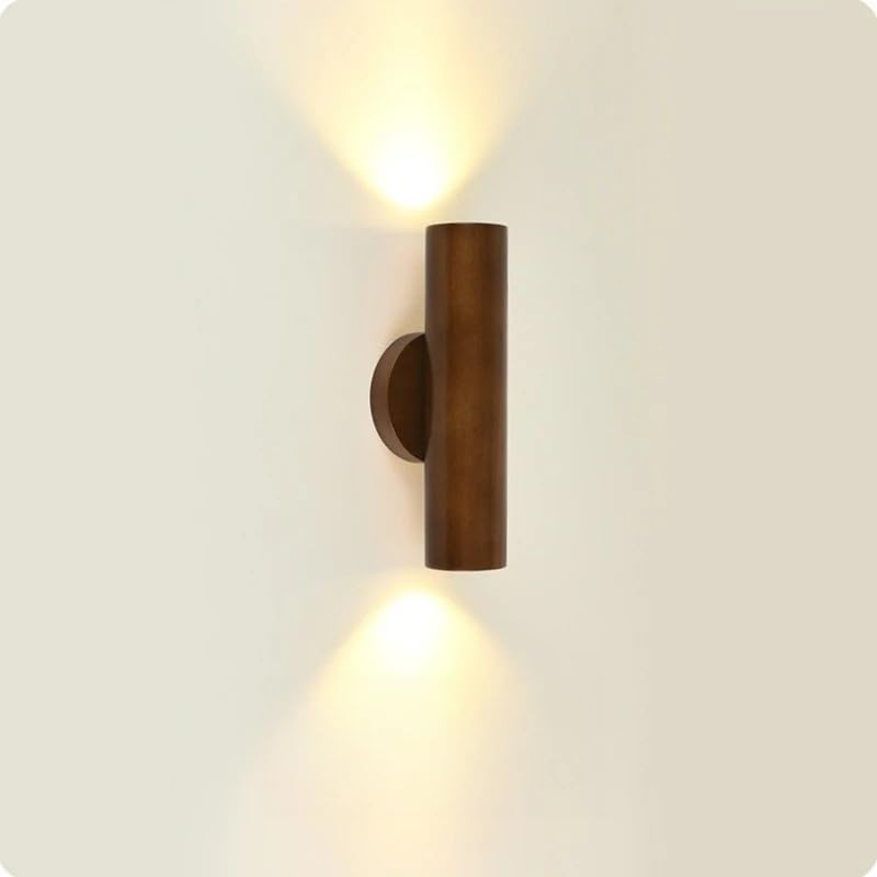 Genérico Iluminación de pared, Cabecero de dormitorio madera maciza, lámpara pared LED, estilo nórdico, creativo, for sala estar, TV, fondo, escalera, luz(B)