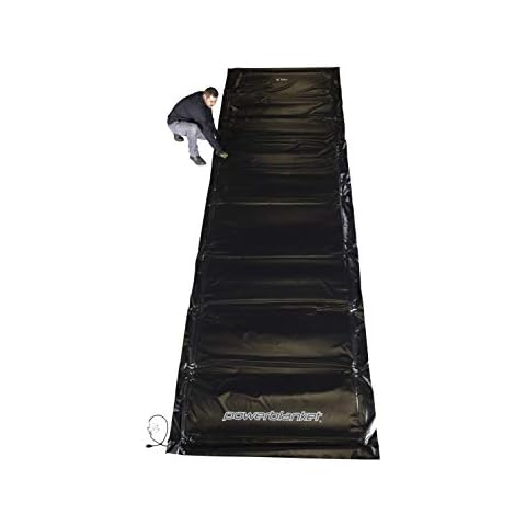 Powerblanket MD0510 Heated Concrete Blanket, 5' x 10' Heated Dimensions, 6' x 11' Finished Dimensions, Black Cover