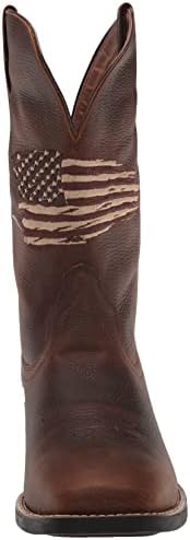 Ariat Mens Sport All Country Western Boot Cliff Brown 11.5 | Image 1