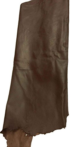 Reed Leather Hides - Sheep Skins for Arts & Crafts (Dark Brown)
