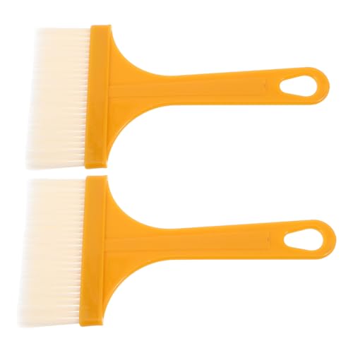 UKCOCO Lot de 2 Pinceaux à Beurre en Plastique Résistants à Haute Température pour Cuisson et Barbecue, Outil Essentiel Cuisine Polyvalent pour Badigeonner Sauces et Huiles