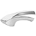 Knoblauchquetscher, Knoblauchzerkleinerer, robuste Struktur Ergonomisches Design Zinklegierung Silber für Wohnrestaurant Küchenzubehör