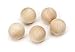 Darice 9119-12 Big Value Unfinished Wood Round Ball, Natural, 1-Inch