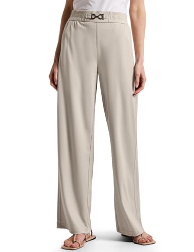 Pantalon à jambes larges Street One confort extensible et reflets brillants