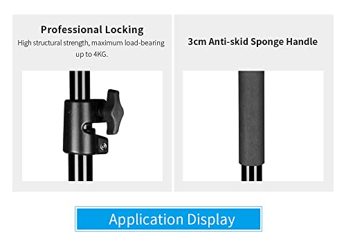 Jinbei Hd-230 7.5Ft / 230Cm Handheld Portable Light Stand Boom Pole Telescoping With Easy Twist Locks Support For Studio Led Panel Speedlite Reflector #TOP5