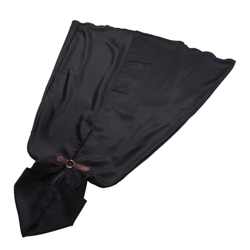 FRCOLOR Capa Pirata Traje Renacentista Para Hombre Manto Medieval Con Capucha Traje Renacentista De Los Hombres Capa De Cosplay De Halloween Black Poliéster