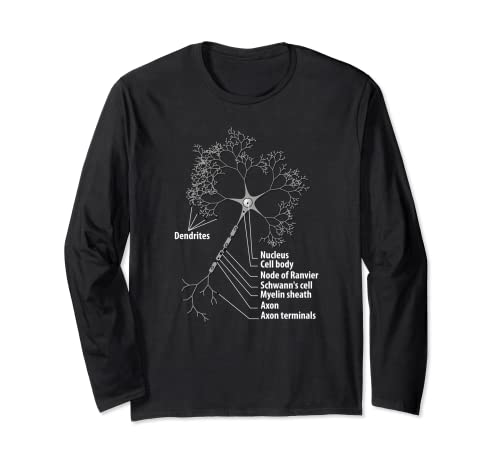 Neuron Biology - Camiseta de neurociencia Manga Larga