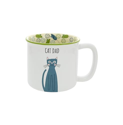 Pavilion Cat Dad 18 oz Stoneware Mug