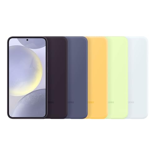 Image of SAMSUNG Galaxy S24+ Plus Silicone Phone Case, Protective Cover with Color Variety, Smooth Grip, Soft and Sleek Design, Snug Fit, US Version, EF-PS926TYEGUS, Yellow