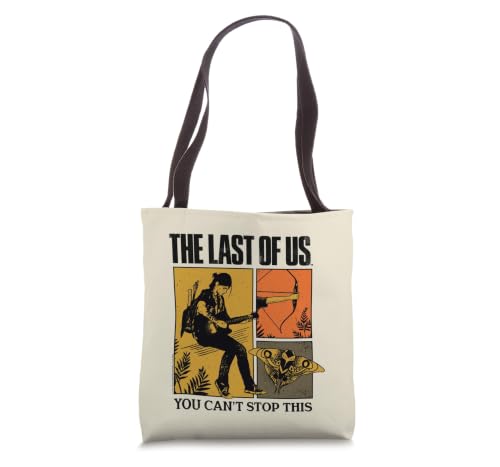 The Last of Us Ellie Nature Collage Video Game Tote Bag