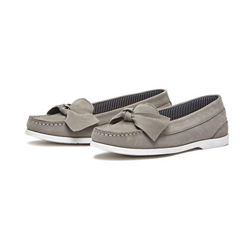 Chatham Maya, Mocassino Donna, Grigio, 40.5 EU