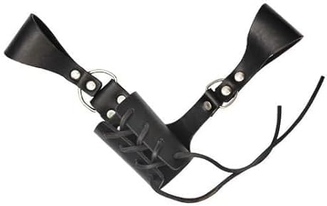 Medieval Warrior Espada de cuero - Rana de vaina de daga