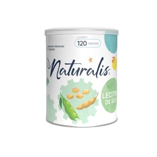 Lecitina de Soja 120 Cápsulas, Naturalis