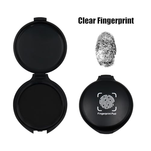 LICQIC 3 Pcs Thumbprint Ink Pad, Fingerprint Ink Pad - Image 4