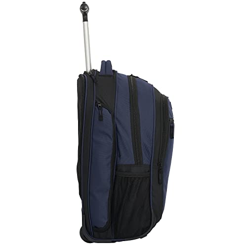 Wrangler Travel Duffel or Backpack Dobson Set, Blue, 19" Rolling Backpack4