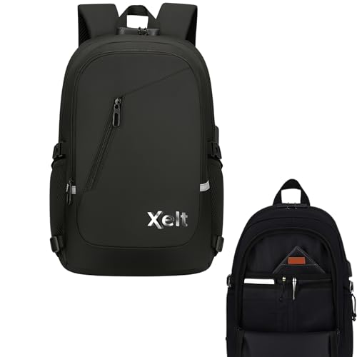 XELT Mochila Antirrobo Impermeable USB Portátil 15,6 Viaje Equipaje De Mano Cabina Avion Trabajo...