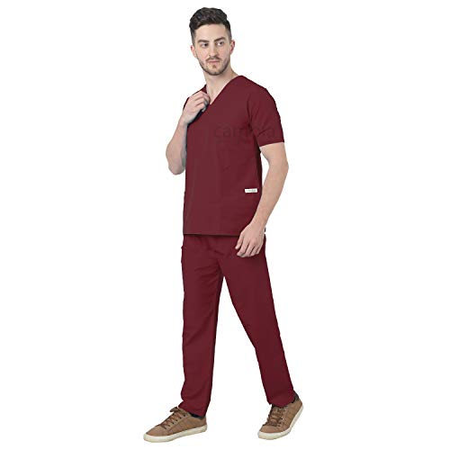 Image of Cambia Scrub Suits for Doctors Men /OT Dress Unisex (XXL, Maroon)