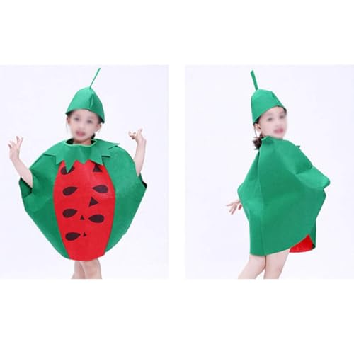 Kids Fruits Vegetables and Nature costumes Suits outfits Fancy Dress Party Boys and Girls Fruits Costume Suit with Hat
