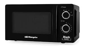 Orbegozo Mi 2117 magnetron met 20 liter inhoud, 6 standen, timer tot 30 minuten, 700 W vermogen, zwart