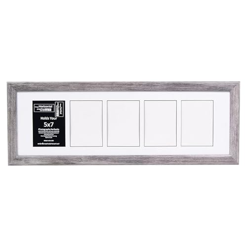 Creative Letter Art 5 Opening Glass Face Driftwood Picture Frame