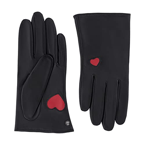 Roeckl Damen Tuileries Touch Handschuhe, Black, 8