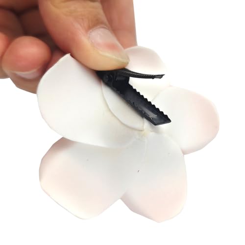 40 pinzas de cabello flor de foam ROYHOO miniatura 6