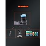 Cordless Mini Polisher, SPTA 12V Cordless Polisher for Detailed Polishing, Cordless Car Buffer Polisher, RO&DA Buffer Polisher with Mini Polishing Pads and Wool Pads for Polishing, Sanding, Cleaning - Image 6