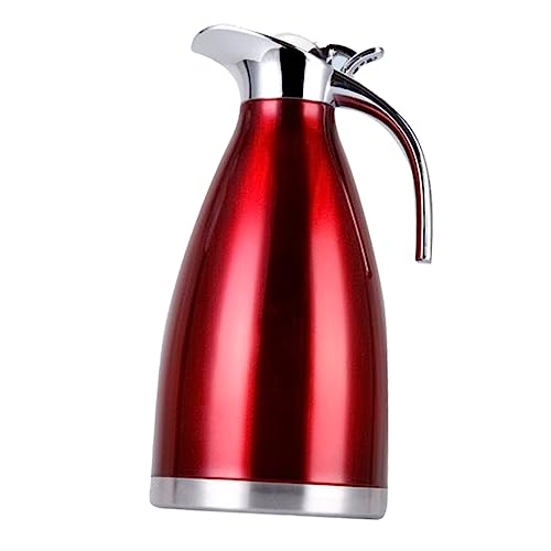 Alipis Jarra Térmica Inteligente Jarra De Calabaza Tetera Portátil Con Aislamiento Al Vacío Hermética Olla De Vacío Aislada Tetera Aislada Termo De Vacío Aislado Jarra De Café