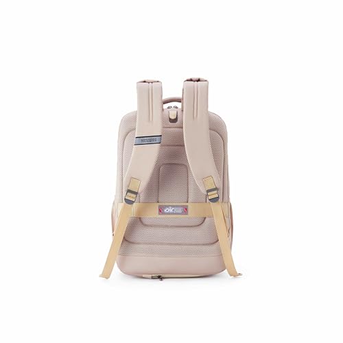 Image of American Tourister Hall 4.0 | 31.5 Ltrs | 3 Compartments | Bottle Pocket | Ergonomic Padded Back Panel & Shoulder Straps | Laptop Backpack | 1 Year International Warranty | Khaki Beige