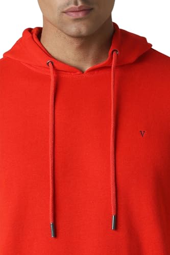 Image of Van Heusen Men's Hooded Neckline Full Sleeve Premium Cotton Blend Sweatshirt for Men | Effortless Styling | Comfort Wear
