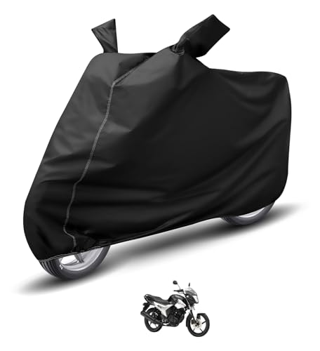 Image of Auto Hub Waterproof Bike Cover Compatible with Yamaha SZ-R Dustproof, UV Protection Two Wheeler Bike SZ-R Cover - Black
