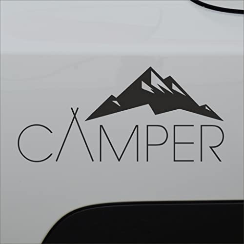 Camper Mountains - Camper Van Vinyl Decal | Camper Van Gift | Camper Bumper Sticker | Suitable for All Campervans