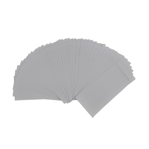Image of Cubic 9 inchX4 inch White Cheque Envelopes - Pack of 200, Secure & Durable Envelopes for Bank Cheques, Documents & Business Use