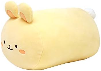 Anirollz Almohada de juguete de conejito de peluche mediana de 10 pulgadas (Bunniroll)
