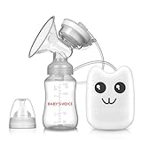 Babys voice Breast Pumps, Breast Pump Safe Milk Storage Bottle Control Milk Suction and Breast Massager Breast Care with Lid for Baby Breastfeeding & accessories (Electric Breast Pump Cat Style)
