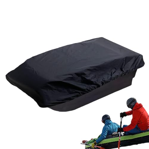 Housse Protection Traîneau - Tissu Oxford Taille Universelle Manchon Robuste | Bouclier Rangement Transport Hivernal Organisateur pour Motoneige Toboggan Garage Hors-Saison Manutention