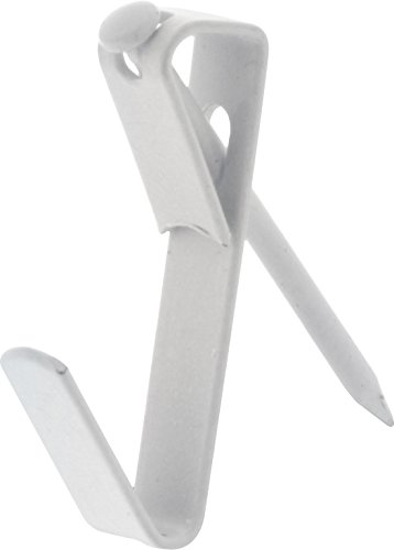 Hillman White Conventional Picture Hangers for Drywall 20 lb, 8 Pack