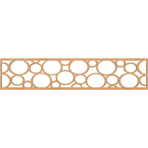 46 3/4"W x 10"H x 3/8"T Hemingway Fretwork Moulding, Maple