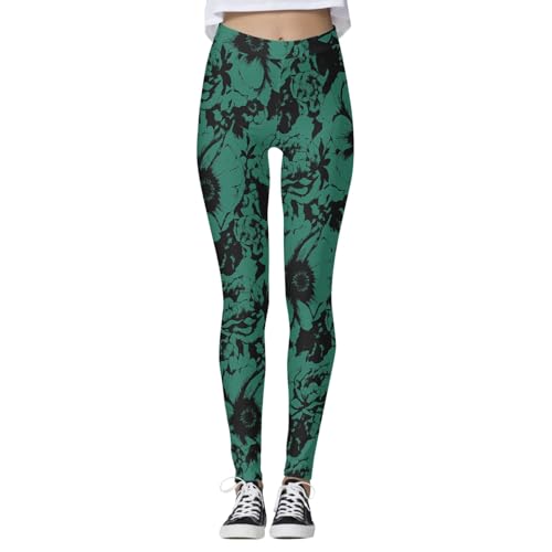 Legging imprimé gainant anti-glisse taille haute pour fitness et running