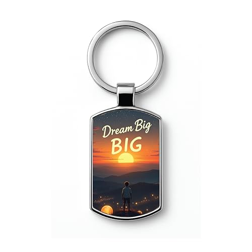 Image of Premium Printed Metal Keychain for Men & Women | High-Definition Artwork Print | Durable Key Ring for Car, Bike, Home & Office Keys | Stylish Decorative Key Holder Gift