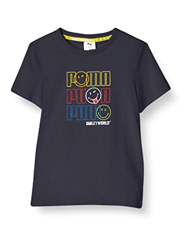 Image of Puma Unisex-Baby Letter Print Regular T-Shirt (84697043 Parisian Night 92)