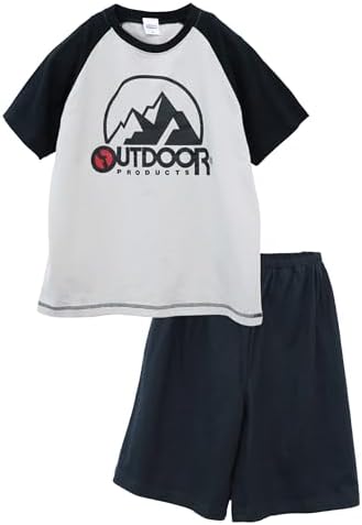 Kaitak Family Outdoor Products Kids Pajamas, Short Sleeve, Half Pants, Cotton Sheet, 100%