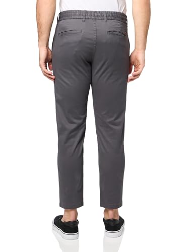BOSS Techno Twill Tapered Chino Trousers,Mushroom Grey,32322