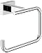 Produktbild GROHE Essentials Cube - WC-Papierhalter (Metall, Verdeckte Befestigung, langlebige Oberfläche), chrom, 40507001