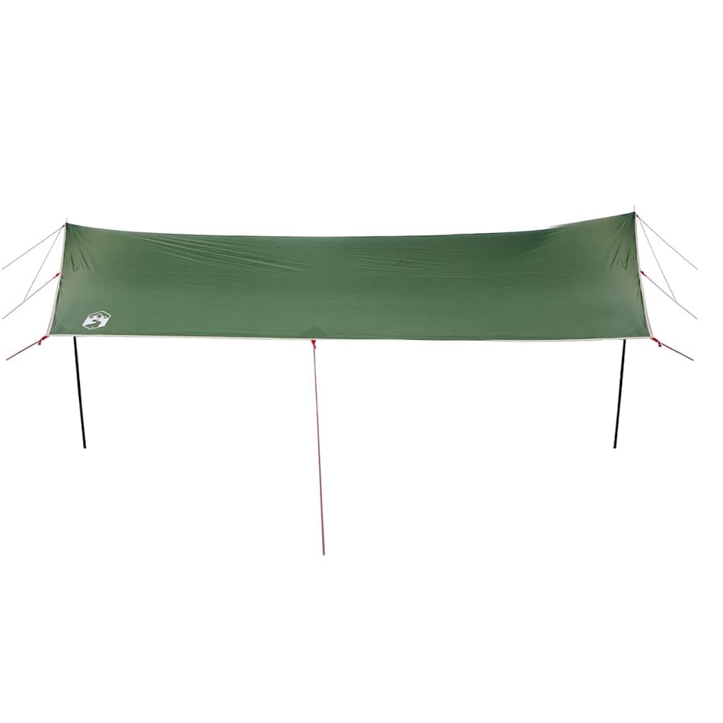 Tarp - Telone da campeggio impermeabile con rivestimento in poliuretano, occhielli, borsa per il trasporto, tenda leggera per esterni, per trekking, escursioni, festival, campeggio e weekend