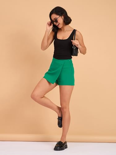 Image of barcino Beige Ribbed Square Neck Tank Top